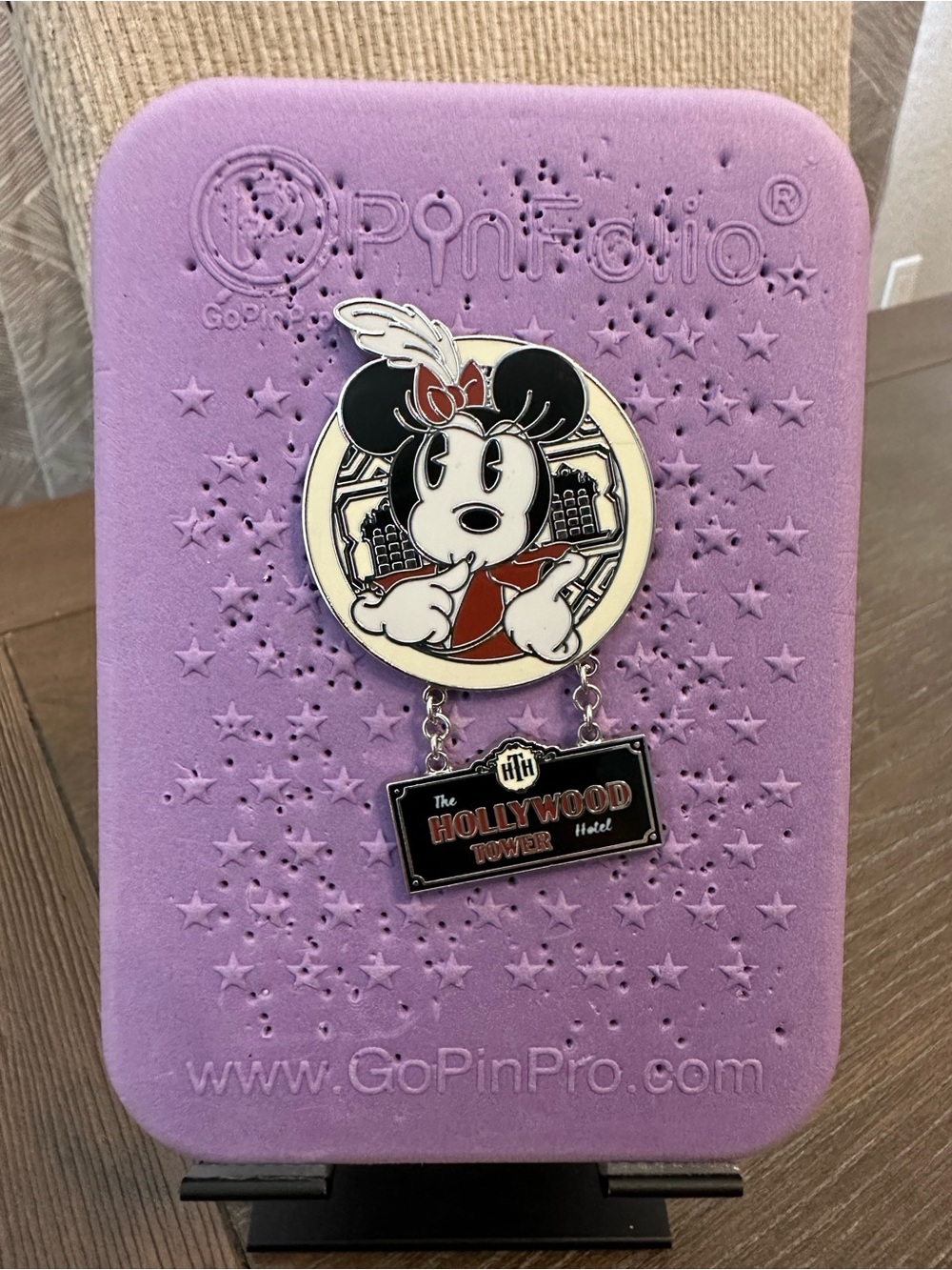 Disney Parks The Hollywood Tower of Terror Minnie Mouse Dangle Pin